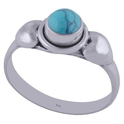 Turquoise 925 Sterling Silver Ring - R3402053-24