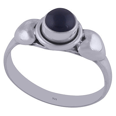 Black Onyx 925 Sterling Silver Ring - R3402053-61