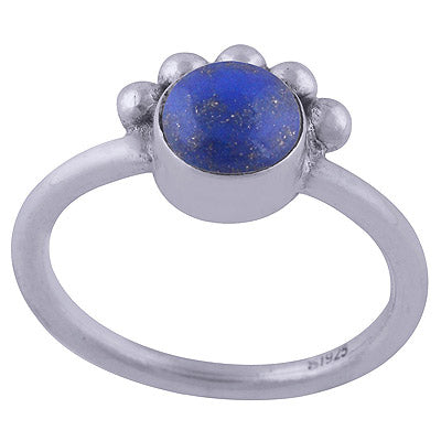 Lapis 925 Sterling Silver Ring - R3402055-28