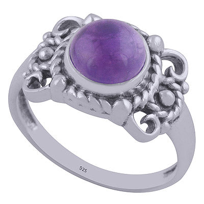 Amethyst 925 Sterling Silver Ring - R3402065-1