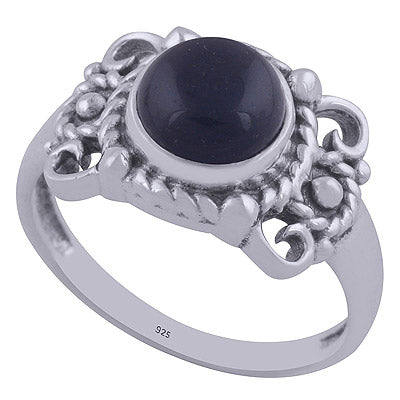 Black Onyx 925 Sterling Silver Ring - R3402065-41