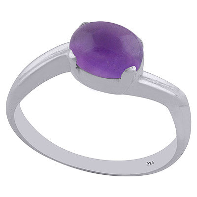Amethyst 925 Sterling Silver Ring - R3402077-1