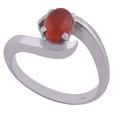 Carnelian 925 Sterling Silver Ring - R3402083-20