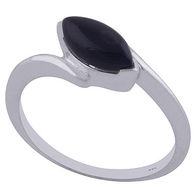 Black Onyx 925 Sterling Silver Ring - R3402087-30