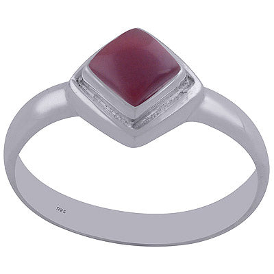 Garnet 925 Sterling Silver Ring - R3402092-5