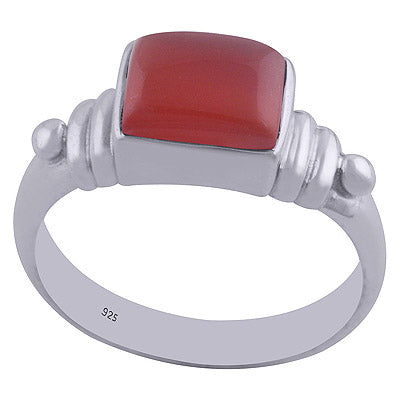 Carnelian 925 Sterling Silver Ring - R3402093-17