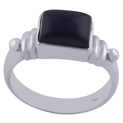 Black Onyx 925 Sterling Silver Ring - R3402093-33