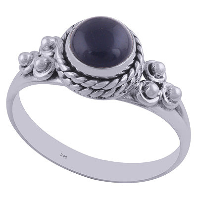 Black Onyx 925 Sterling Silver Ring - R3402104-42