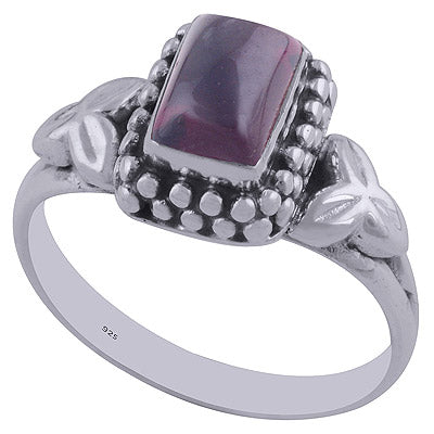 Garnet 925 Sterling Silver Ring - R3402108-6