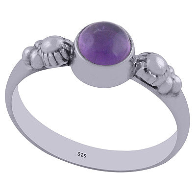 Amethyst 925 Sterling Silver Ring - R3402116-1