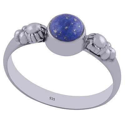 Lapis 925 Sterling Silver Ring - R3402116-50