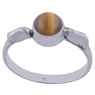 Tiger's Eye 925 Sterling Silver Ring - R3402118-34