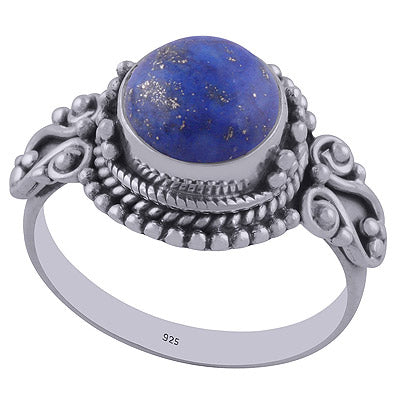 Lapis 925 Sterling Silver Ring - R3402174-23