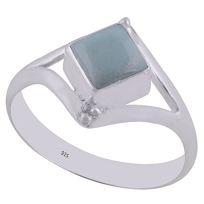 Larimar 925 Sterling Silver Ring - R3402205-84
