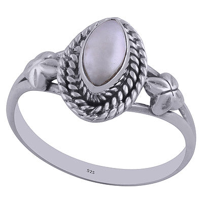 Pearl 925 Sterling Silver Ring - R3402214-1