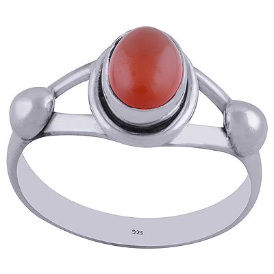 Carnelian 925 Sterling Silver Ring - R3402215-100