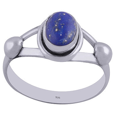 Lapis 925 Sterling Silver Ring - R3402215-50