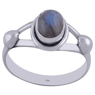 Labradorite 925 Sterling Silver Ring - R3402215-92