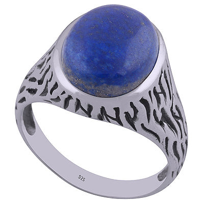 Lapis 925 Sterling Silver Ring - R3402258-28