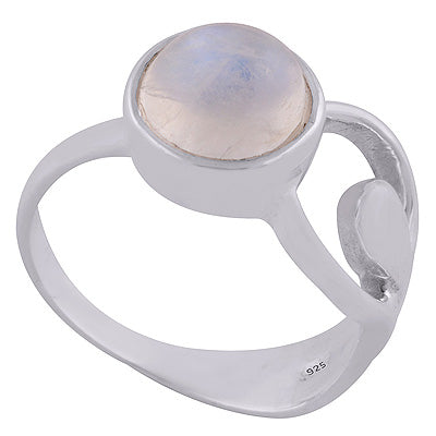 Rainbow Moonstone 925 Sterling Silver Ring - R3402262-5