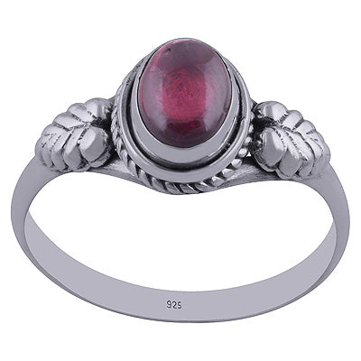 Garnet 925 Sterling Silver Ring - R3402281-58