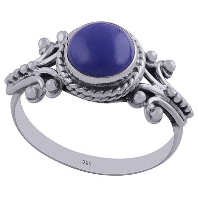 Lapis 925 Sterling Silver Ring - R3402320-21