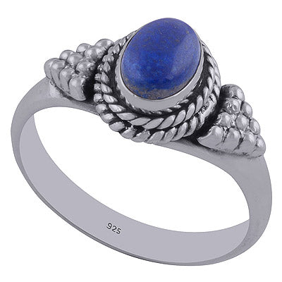 Lapis 925 Sterling Silver Ring - R3402353-72