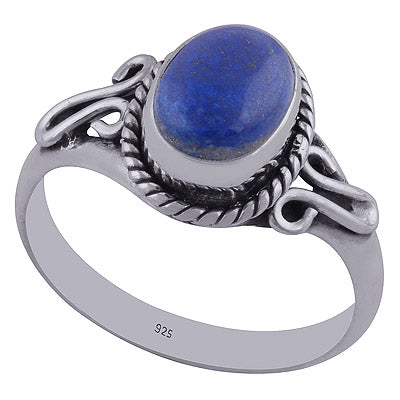 Lapis 925 Sterling Silver Ring - R3402355-30