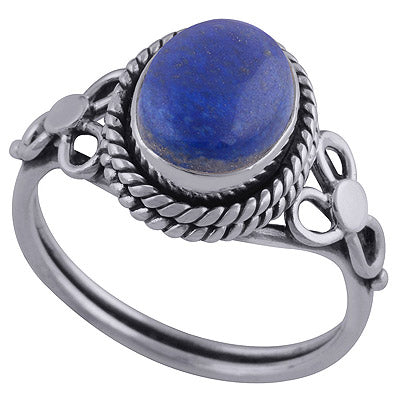 Lapis 925 Sterling Silver Ring - R3402357-26