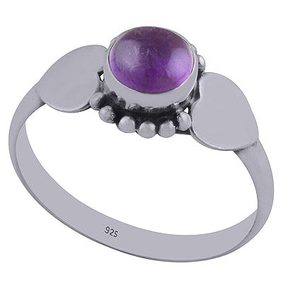 Amethyst 925 Sterling Silver Ring - R3402371-1