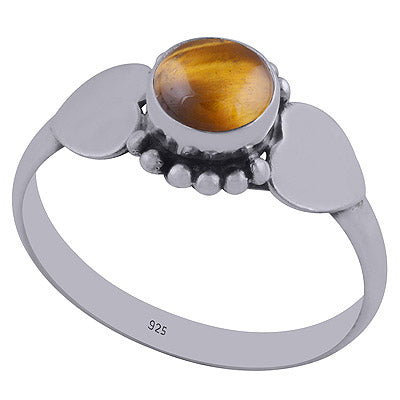 Tiger's Eye 925 Sterling Silver Ring - R3402371-32