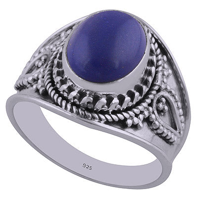 Lapis 925 Sterling Silver Ring - R3402389-21