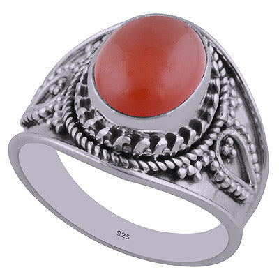 Carnelian 925 Sterling Silver Ring - R3402389-30
