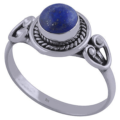 Lapis 925 Sterling Silver Ring - R3402401-29