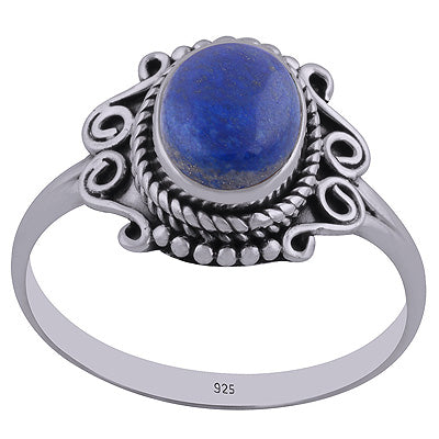 Lapis 925 Sterling Silver Ring - R3402439-27