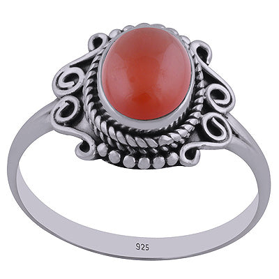 Carnelian 925 Sterling Silver Ring - R3402439-33