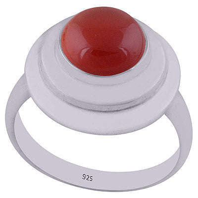 Carnelian 925 Sterling Silver Ring - R3402490-23