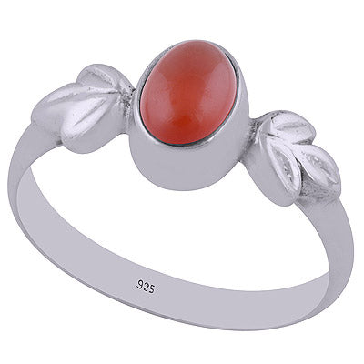 Carnelian 925 Sterling Silver Ring - R3402493-102