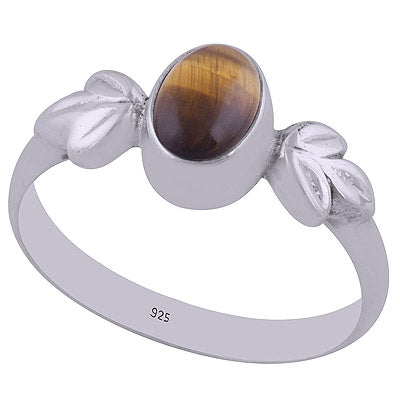 Tiger's Eye 925 Sterling Silver Ring - R3402493-79