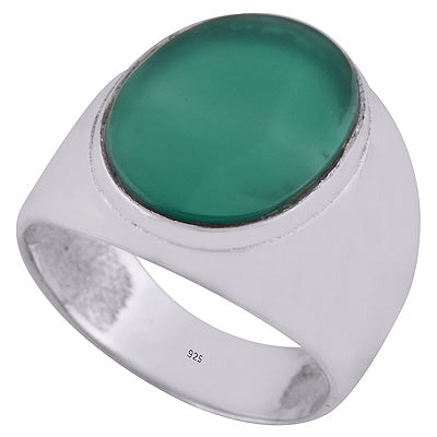 Green Onyx 925 Sterling Silver Ring - R3402497-57