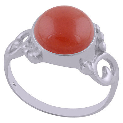 Carnelian 925 Sterling Silver Ring - R3402503-24