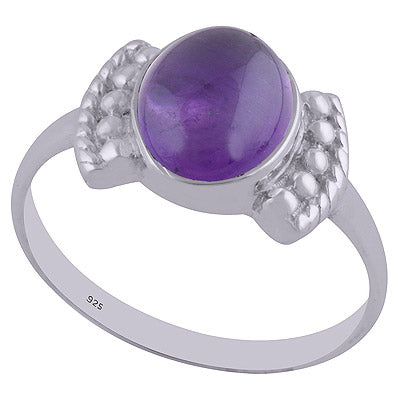 Amethyst 925 Sterling Silver Ring - R3402506-1