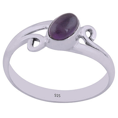 Amethyst 925 Sterling Silver Ring - R3402507-1