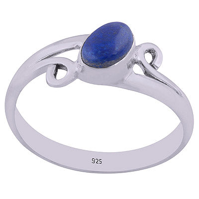 Lapis 925 Sterling Silver Ring - R3402507-68
