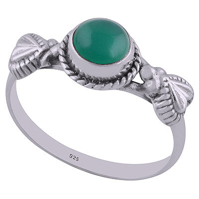 Green Onyx 925 Sterling Silver Ring - R3402550-22