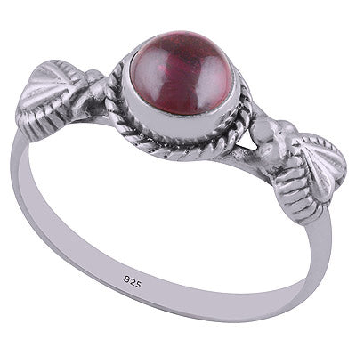 Garnet 925 Sterling Silver Ring - R3402550-5