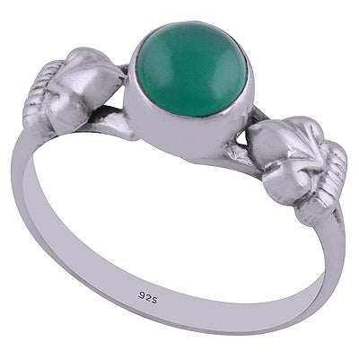 Green Onyx 925 Sterling Silver Ring - R3402551-29