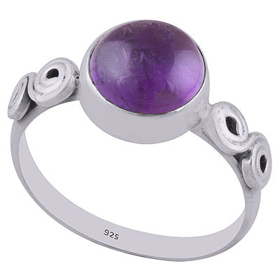 Amethyst 925 Sterling Silver Ring - R3402554-1