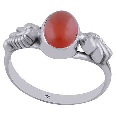 Carnelian 925 Sterling Silver Ring - R3402557-23