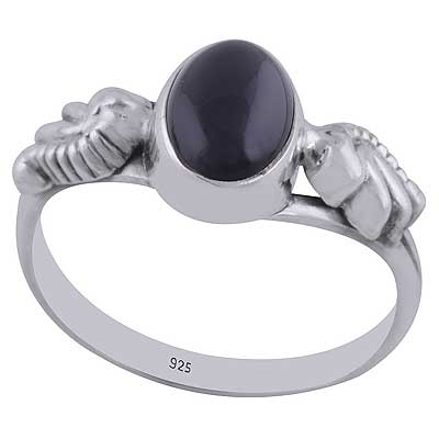 Black Onyx 925 Sterling Silver Ring - R3402557-33